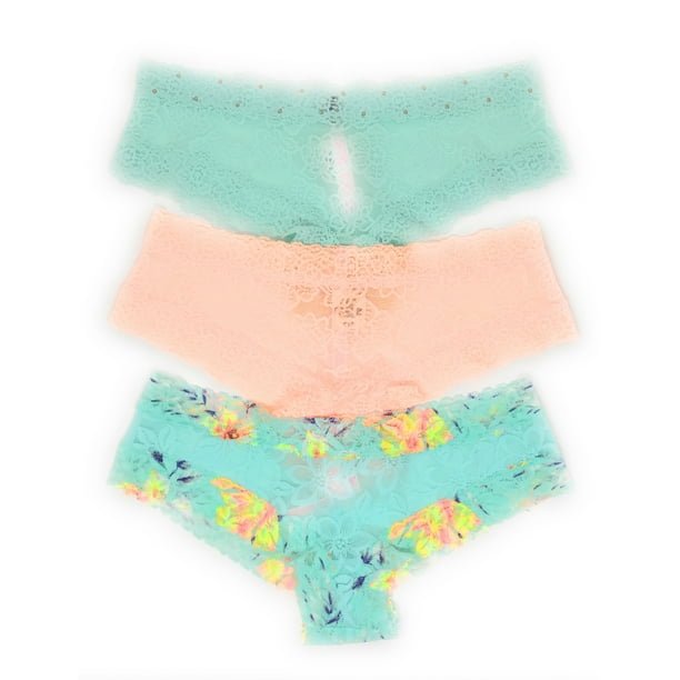 Victorias Secret Pink Cheekster Panty Set of 3